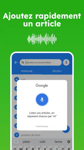 Liste de courses - Listonic screenshot