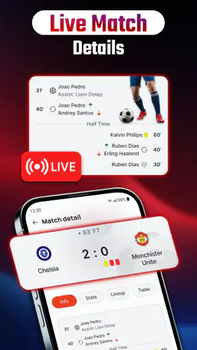 Live Football Score & Match screenshot