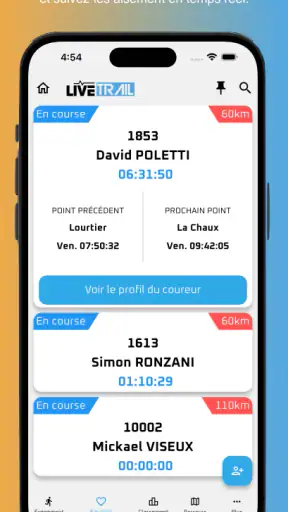 LiveTrail screenshot