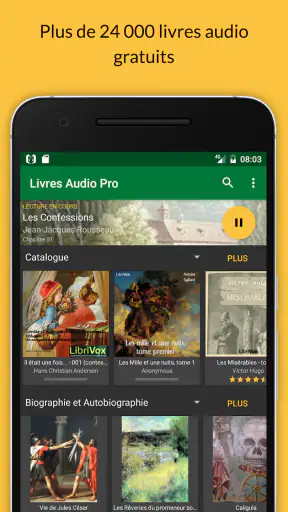 Livres Audio screenshot