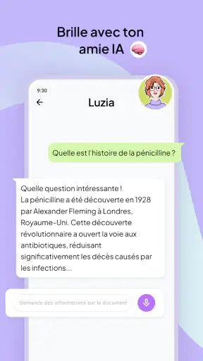 Luzia : Votre Assistant IA screenshot