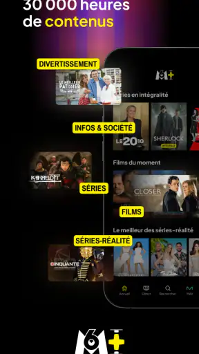 M6+ : Streaming & Tv Replay screenshot