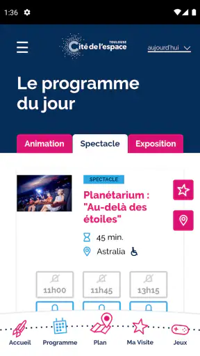 Ma Cité de l'espace screenshot