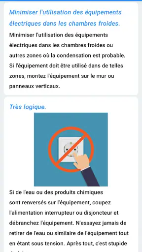 Manuel de l'électricien screenshot