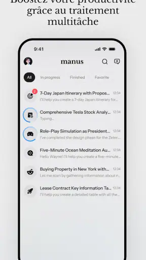 Manus AI screenshot