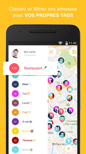 Mapstr screenshot
