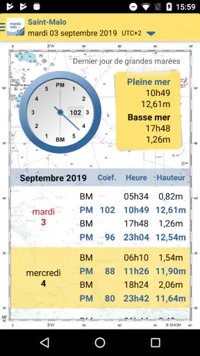 marée.info Essentiel screenshot