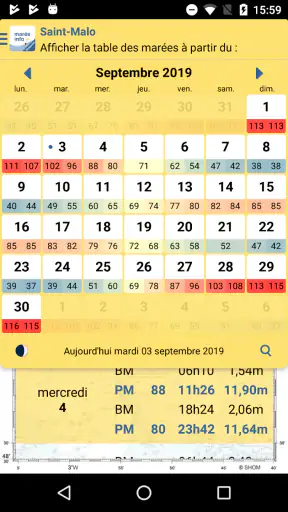 marée.info Essentiel screenshot