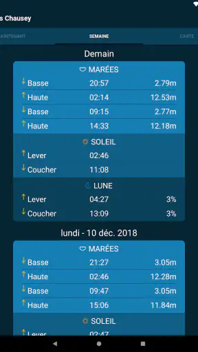 Marées proches de moi screenshot