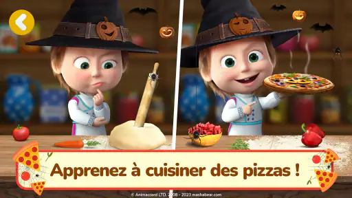Masha et Michka: La Pizzeria ! screenshot