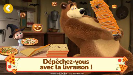 Masha et Michka: La Pizzeria ! screenshot