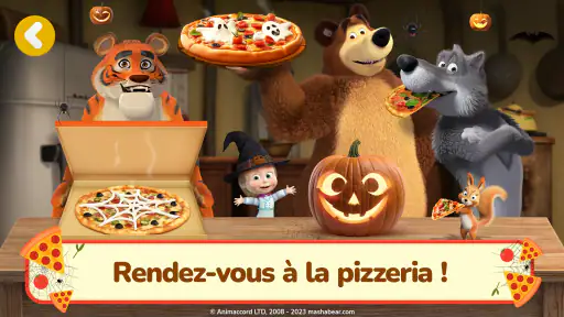 Masha et Michka: La Pizzeria ! screenshot