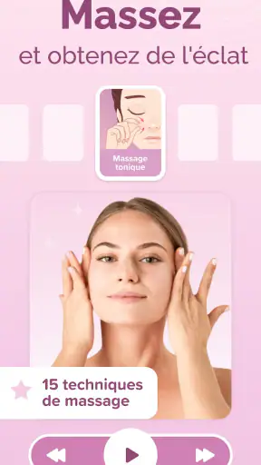 Massage Du Visage App - ForYou screenshot