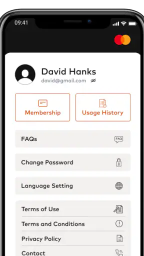 Mastercard Travel Pass screenshot
