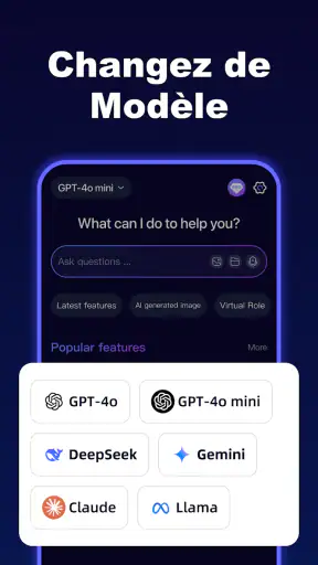 MateAI- Chatbot IA français screenshot