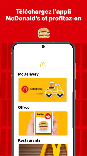 McDonald’s App Antilles Guyane screenshot