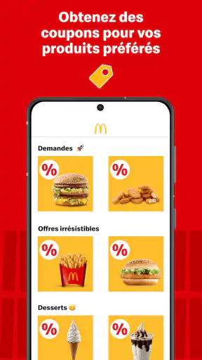 McDonald’s App Antilles Guyane screenshot