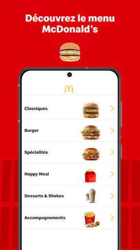 McDonald’s App Antilles Guyane screenshot