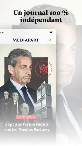 Mediapart, journal indépendant screenshot