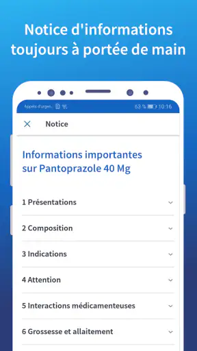 mediteo rappels de médicaments screenshot