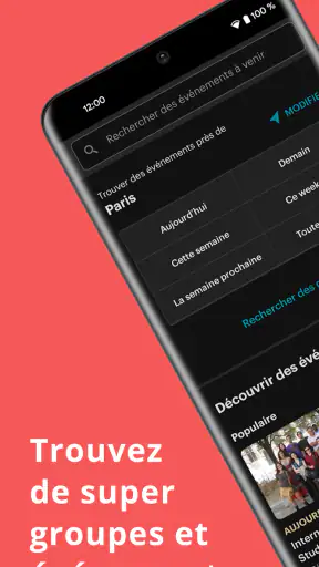 Meetup : événements locaux screenshot