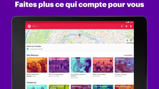 Meetup : événements locaux screenshot