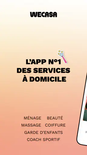 Ménage et bien-être - Wecasa screenshot