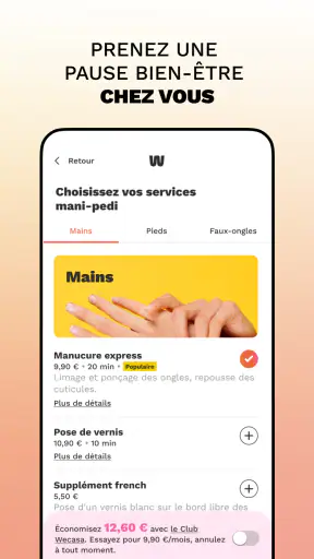 Ménage et bien-être - Wecasa screenshot