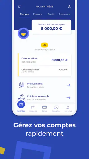 Mes Comptes - LCL screenshot