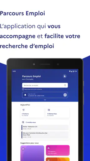 Parcours Emploi France Travail screenshot