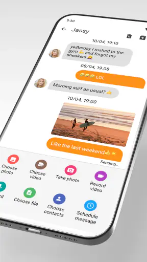 Messagerie SMS simple screenshot