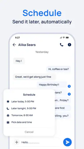 Messages screenshot