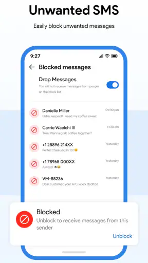 Messages : SMS screenshot