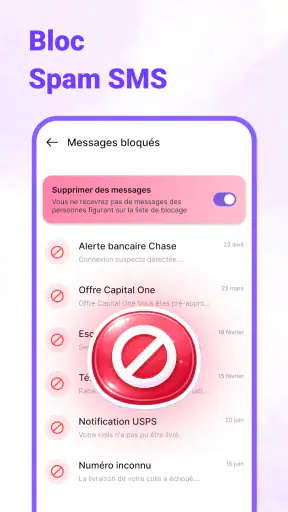 Messages : SMS Accueil screenshot