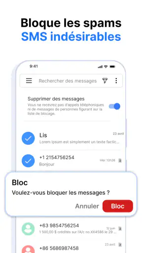Messages - SMS Texte Messaging screenshot