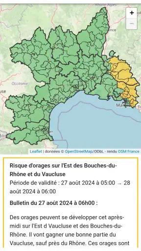 Météo Languedoc screenshot