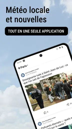 Météo locale et nouvelles screenshot