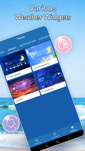 Météo locale：Widget d'alerte screenshot