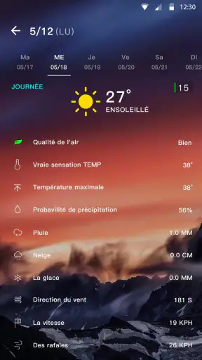 Météo - Météo 10 jours screenshot