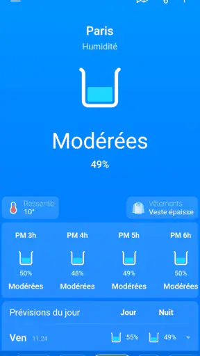 Météo, Prévisions: Weather Sky screenshot