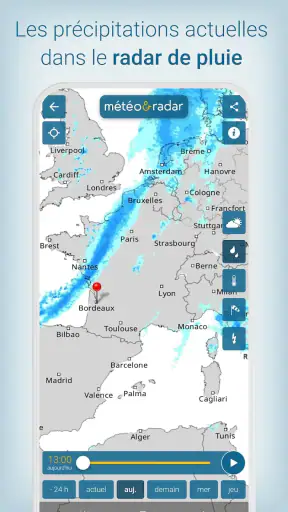 Météo & Radar - pluie et orage screenshot