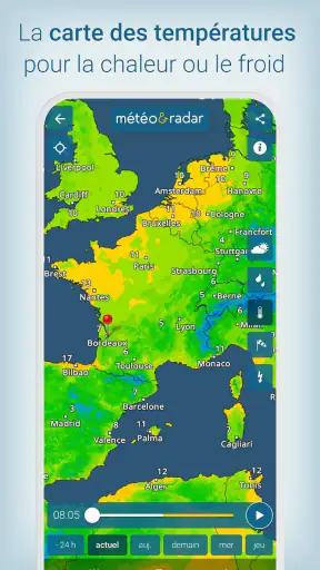 Météo & Radar - pluie et orage screenshot