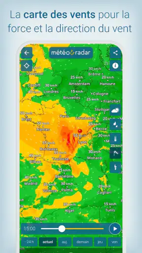 Météo & Radar - pluie et orage screenshot