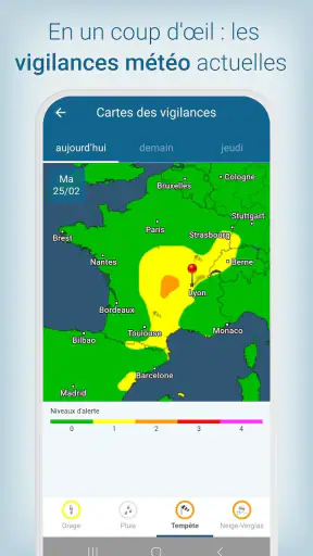 Météo & Radar - pluie et orage screenshot