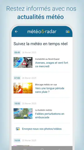 Météo & Radar - pluie et orage screenshot