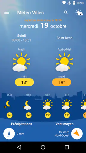 Météo Villes screenshot