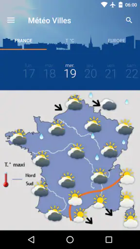 Météo Villes screenshot