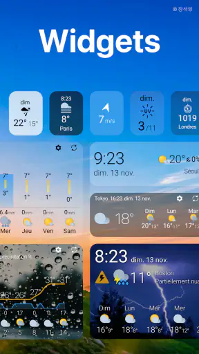 Météo & Widget - Weawow screenshot