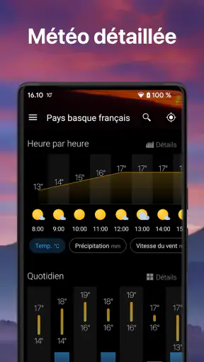 Météo & Widget - Weawow screenshot