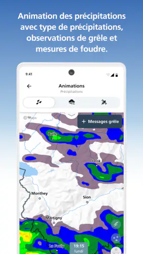 MeteoSwiss screenshot